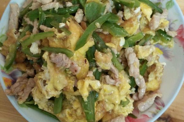 青椒肉丝鸡蛋丝的做法图解5