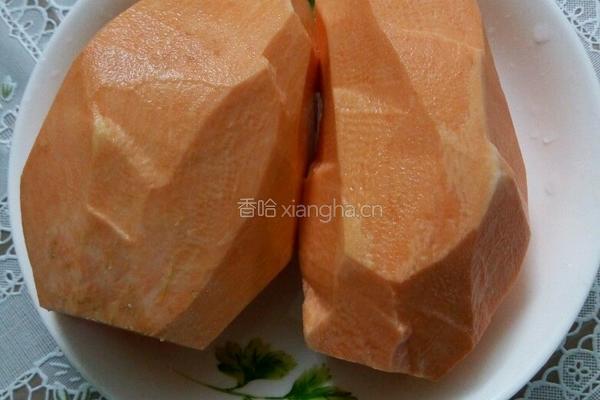 香甜红薯丸子的做法图解1