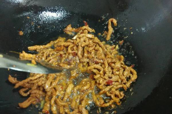 榨菜青椒肉丝的做法图解4