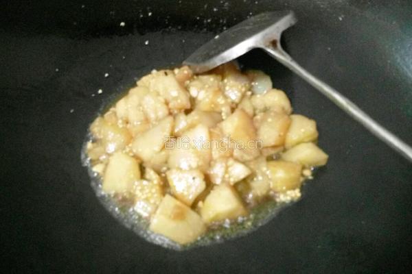 清炒茄子的做法图解4