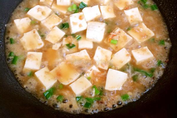 虾仁豆腐的做法图解5