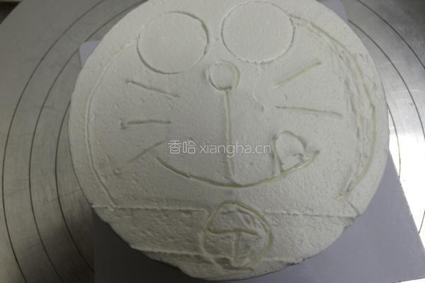叮当猫小蛋糕的做法图解6