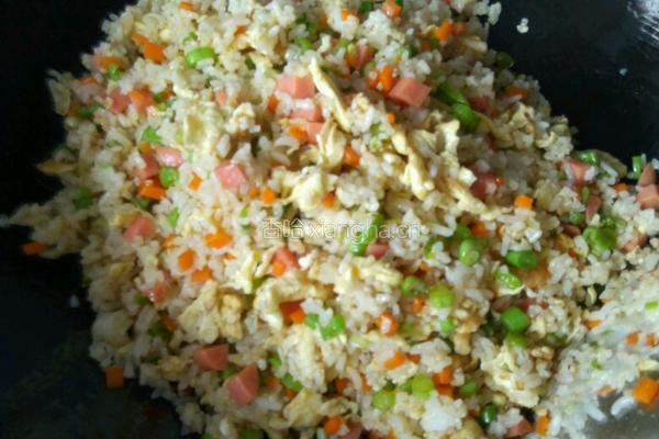家常炒饭的做法图解5