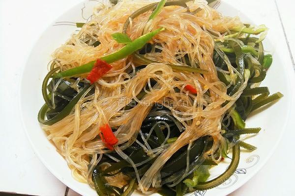 凉拌双丝的做法图解4