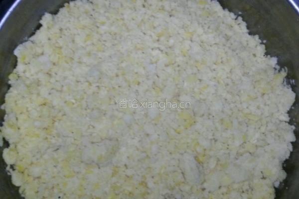 黄油绿豆糕的做法图解3