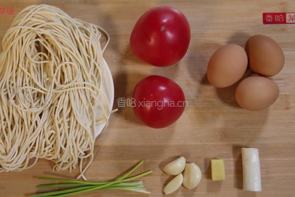 西红柿鸡蛋面的做法图解1