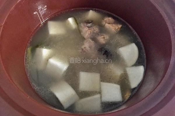 萝卜排骨汤的做法图解7