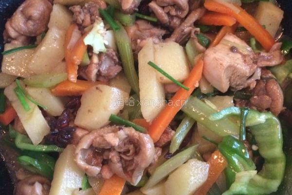 土豆炖鸡块的做法图解9