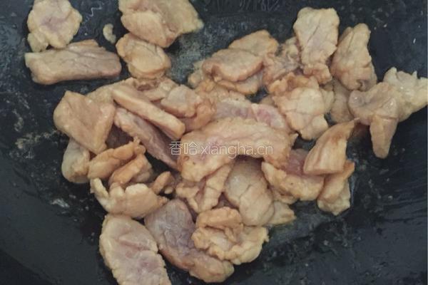 芒果炒肉的做法图解5