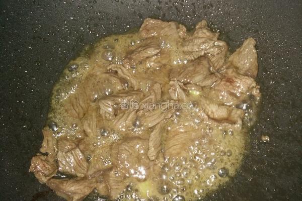 青椒牛肉的做法图解4