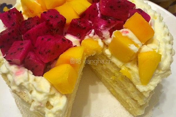 蒸奶油水果蛋糕的做法图解17