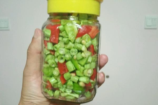 酸豆角的做法图解3