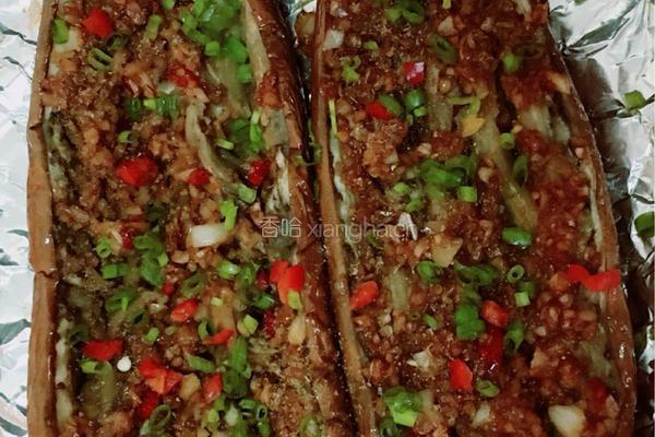 蒜蓉烤茄子的做法图解8
