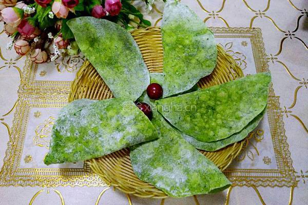 蔬菜汁单饼的做法图解1