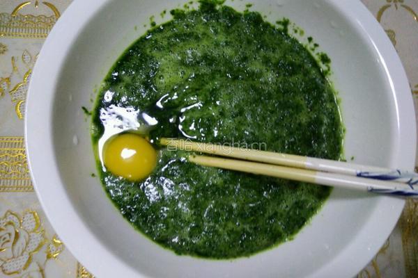 蔬菜汁单饼的做法图解3
