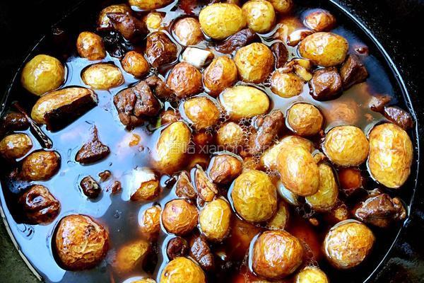 梅花肉焖小土豆的做法图解10