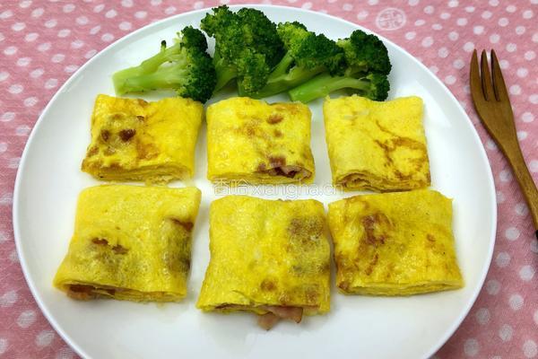 培根芝士蛋卷的做法图解7