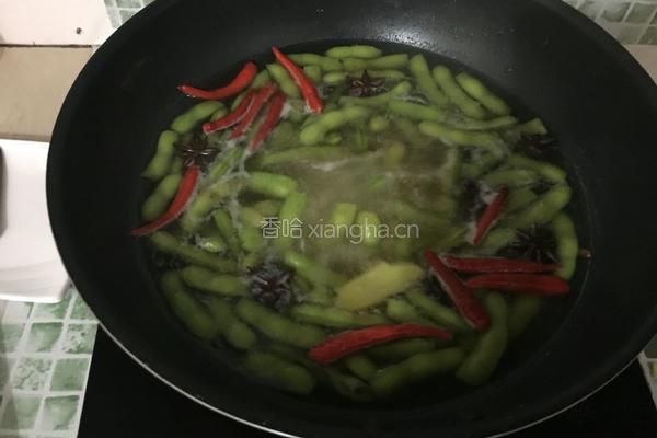 盐水香辣毛豆的做法图解7