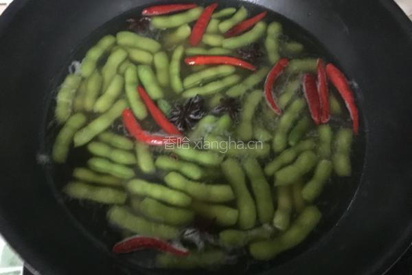 盐水香辣毛豆的做法图解8