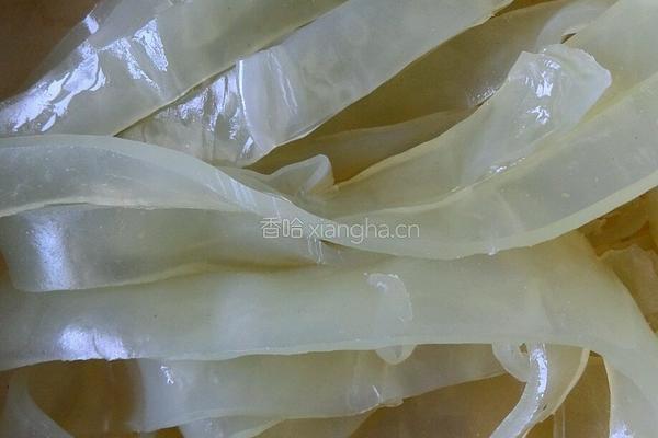 炒肉拉皮的做法图解3