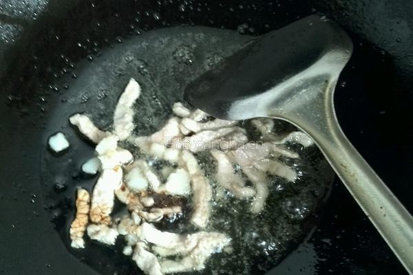 炒肉拉皮的做法图解5