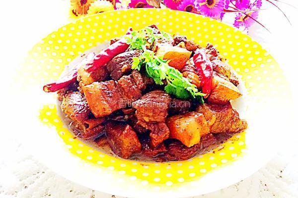 香辣干烧肉的做法图解8