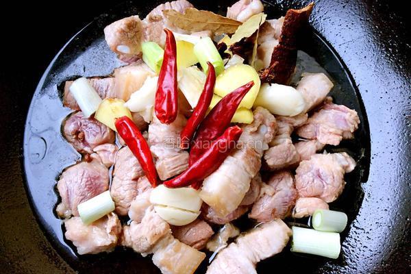 香辣干烧肉的做法图解4