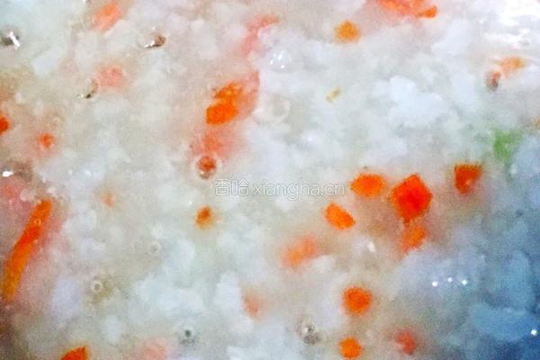 芹菜牛肉粥的做法图解4