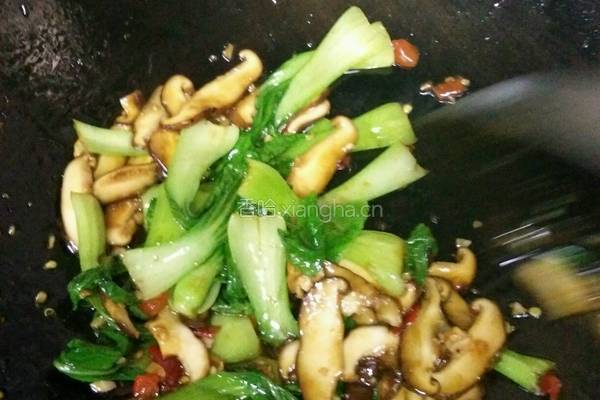 香菇青菜饭的做法图解7