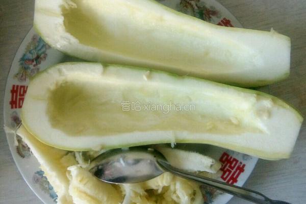 角瓜炒鸡蛋的做法图解2