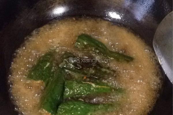 瘦肉酿青椒的做法图解6