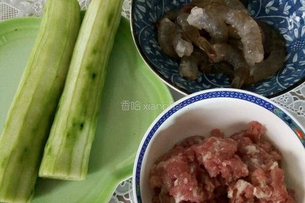 青瓜蒸虾仁的做法图解2