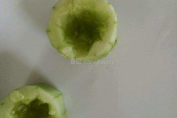 青瓜蒸虾仁的做法图解4