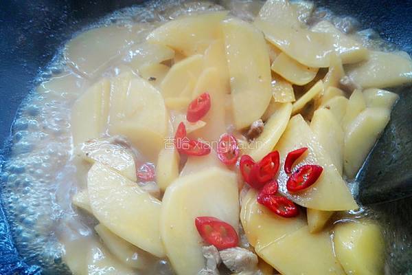 肉丁土豆片的做法图解9