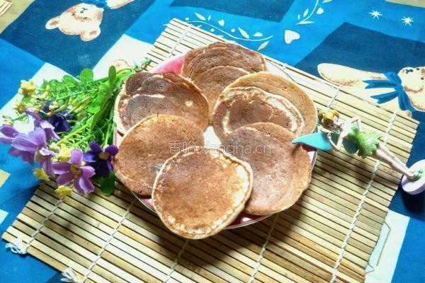 香蕉巧克力奶松饼的做法图解8