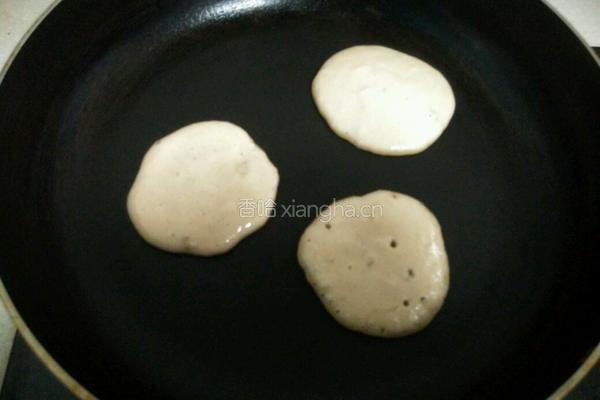 香蕉巧克力奶松饼的做法图解7