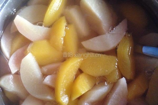 桃子罐头的做法图解8