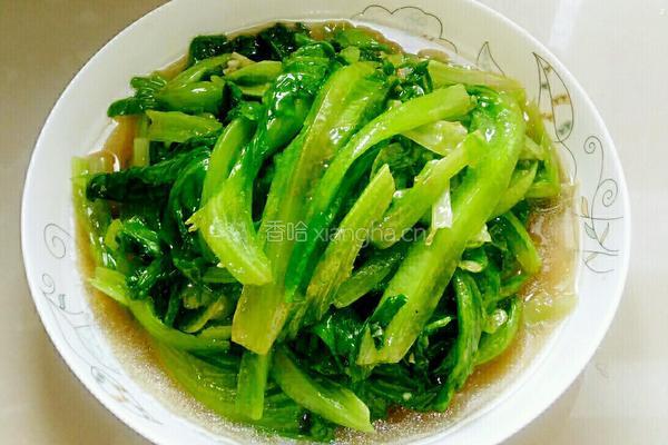 蒜蓉生菜的做法图解4