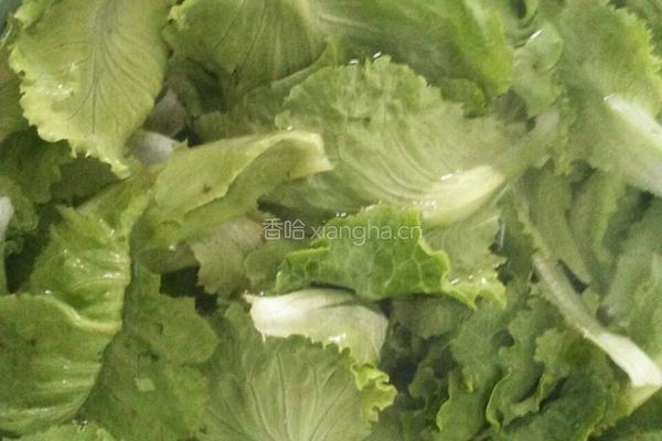蒜子生菜的做法图解1