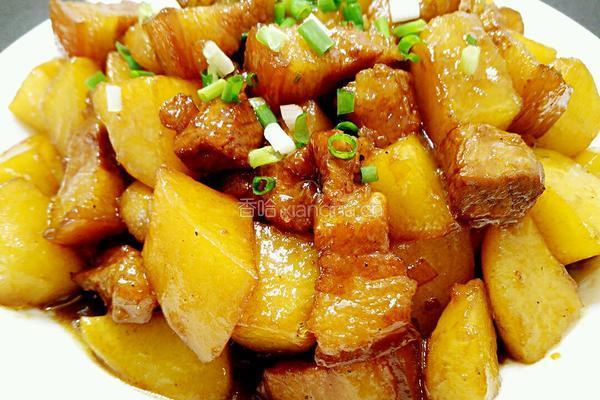 土豆烧五花肉的做法图解12