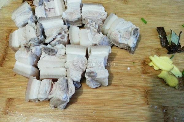 红烧粉丝五花肉的做法图解2