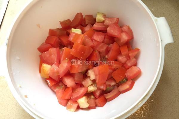 番茄蒸肉饼的做法图解5