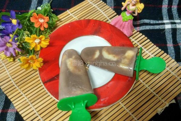 香蕉巧克力牛奶雪糕的做法图解6