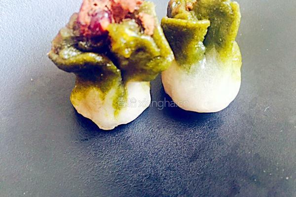 豆沙馅白菜馒头的做法图解9