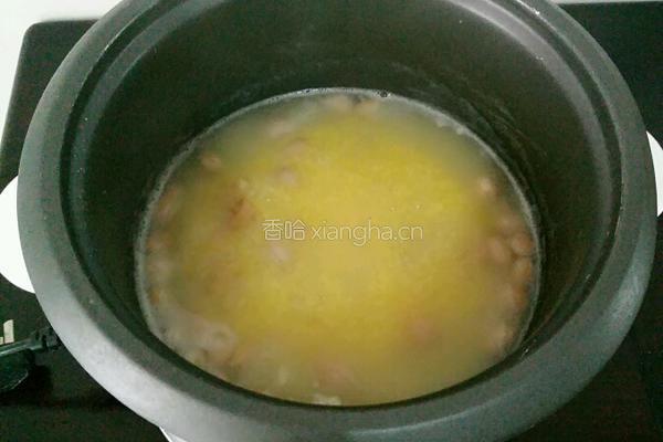 花生玉米粥的做法图解5
