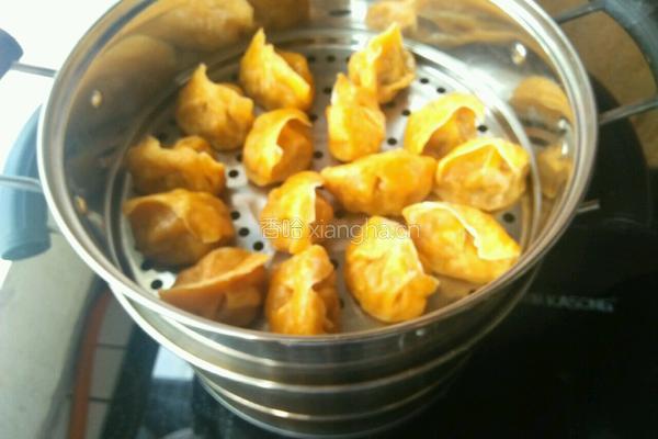 羊肉胡萝卜蒸饺的做法图解8