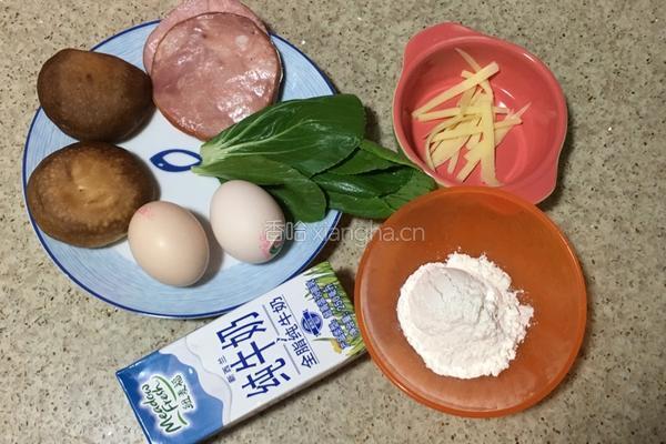 火腿可丽饼的做法图解1