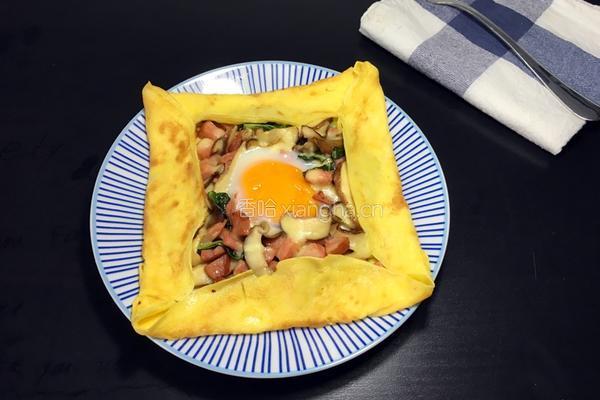 火腿可丽饼的做法图解9