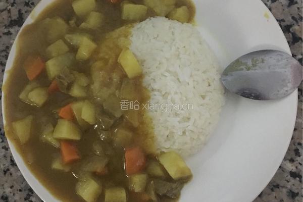 咖喱牛肉饭的做法图解11