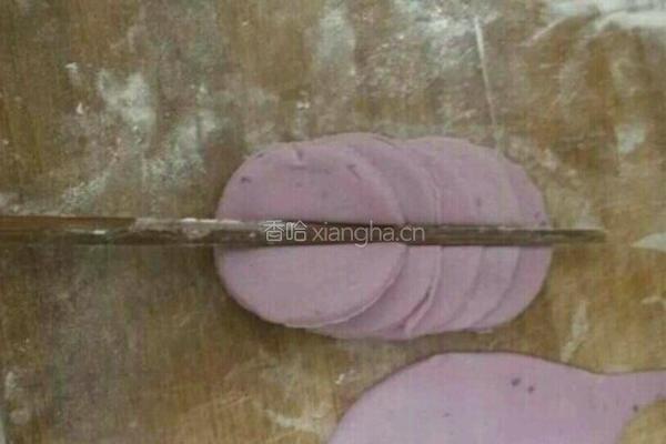 玫瑰紫薯包的做法图解5